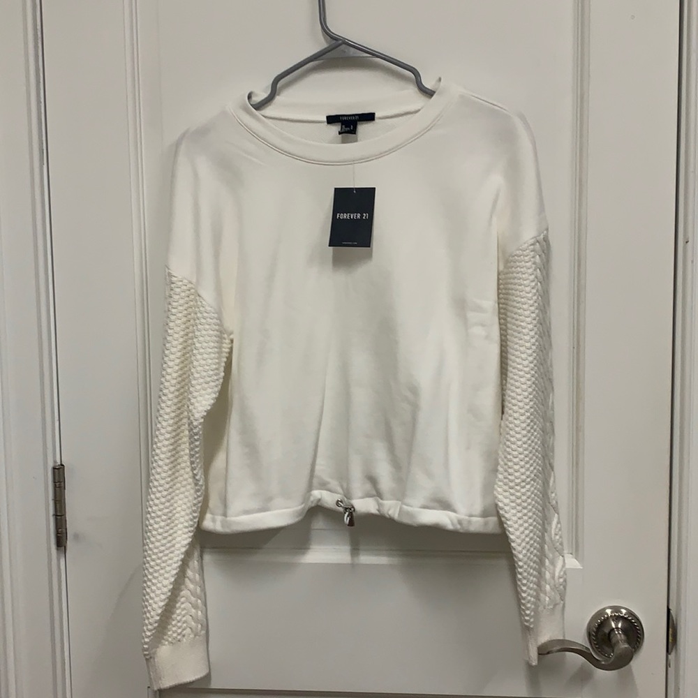 Forever 21 cream color sweater.